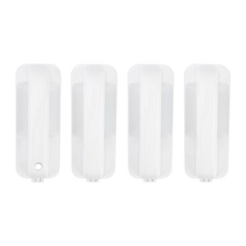 AUTOKAY Set of 4 Oxford White Door Handles Front and Rear Fits for Ford F-150 2015 2016 2017 2018 2019 2020