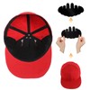 Wanmu Black Baseball Caps Inserts Shapers, Flexible Washable Reusable Hat