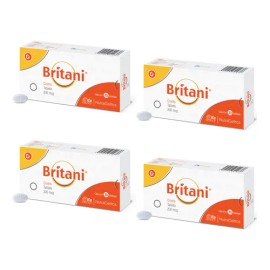 4 Pack: Britani Polinicotinato De Cromo 200 Mcg C/30 Tab.