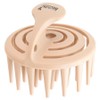 Bellotti Dual Care Scalp Massage Shampoo Brush, Beige, 1 Piece / 벨로티 듀얼케어 두피 마사지 샴푸 브러쉬, 베이지, 1개