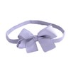 Style Nuvo Girls Baby Grosgrain Ribbon Bow Headband Hairband (Grey)