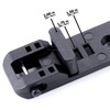 HolsterSmith [1 Pack] Molle Compatible Locking Belt Clip – Adjustable