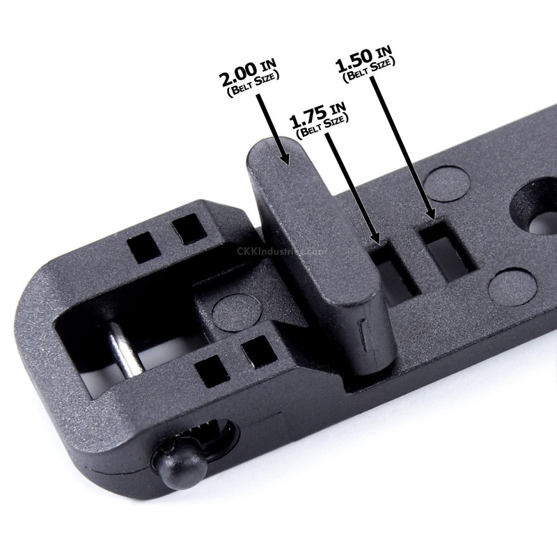 HolsterSmith [1 Pack] Molle Compatible Locking Belt Clip – Adjustable