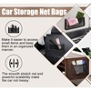 mxiixnai ABS Plastic Frame Automotive Cargo Nets Car Net Pocket
