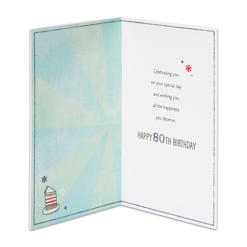 American Greetings 80th Birthday Card (In 80 Years)
