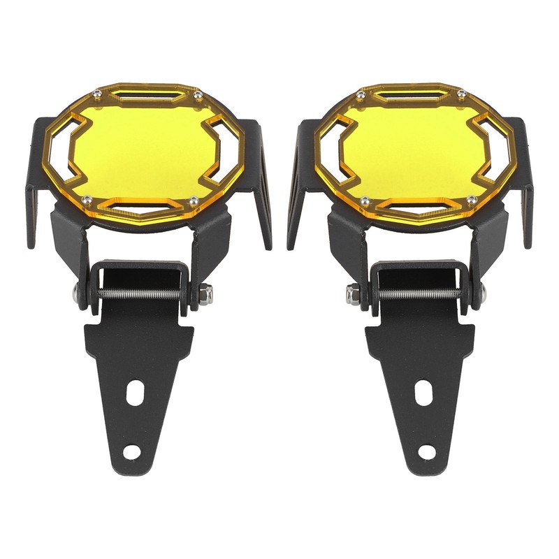 Motocycle Fog Light Guard Protective Cover LED Lamp Protector Fit