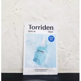 Torriden 토리든 다이브인 저분자 히알루론산 마스크 10매 1개 Toryden Divein Low Molecular Hyaluronic Acid Mask 10 Sheets