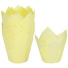 sourcing map 50pcs Tulip Cupcake Liners Greaseproof Baking Cups Paper