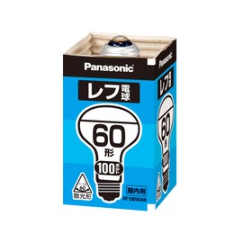 パナソニック レフ電球 ホワイト (屋内用) E26口金 100V60形 散光形(ビーム角=60°) RF100V54WD
