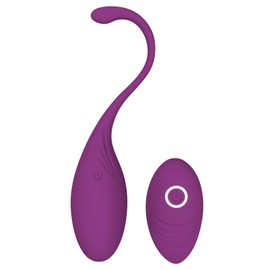 Bolas Kegel para Mujeres, Kegel Balls Ejercicio de Pesas, Silicona Premium con 10 vibraciones Fuertes y control Remoto(Morado)                        
