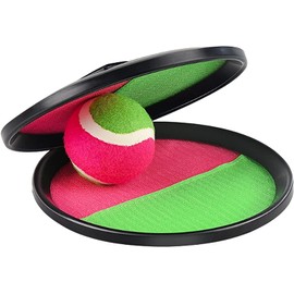 eMKay® Catch Ball Game Set | Toss and Catch Sticky Paddle Ball Game for Kids | Outdoor Garden Beach Catch Toy | Parent & Child Interactive Sports Game Set