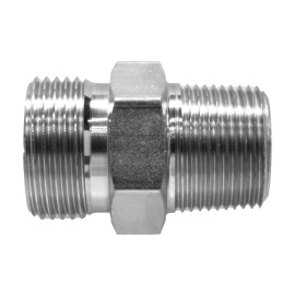 GATES FS2404-08-06  FITTING  08 MALE FACE SEAL X 06 MALE PIPE FLAT FACE FITTING