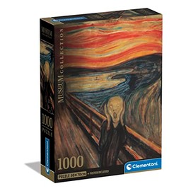 Clementoni PZL 1000 Museum LURLO DI Munch Compact Made IN Italy 18-99 Years                                                                           