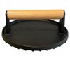 Evelots Cast Iron Burger Press - Heavy Duty Pre-Seasoned Burger