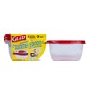 Glad Food Storage Containers, GladWare Summer Edition with Reversible Lid