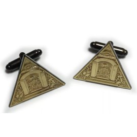 PYRAMID ALL SEEING EYE Freemason Master Masonic Suit Wedding Cufflinks Cuff Link
