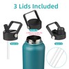 Konokyo 32 oz Insulated Water Bottle Stainless Steel Sport Bottles