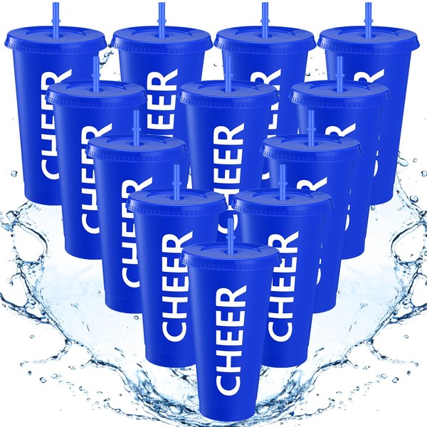 Layhit Cheer Teams Gifts Cups Bulk 24 oz Reusable Cheer