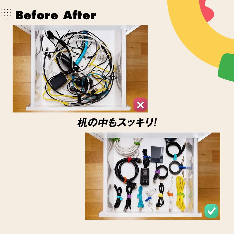 HAIR MARKET Magnetic Cable Clip, Cable Holder, Cord Clip, Strong