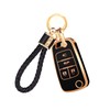 YALNORVA Car Key Fob Cover with Keychain Compatible With Buick,