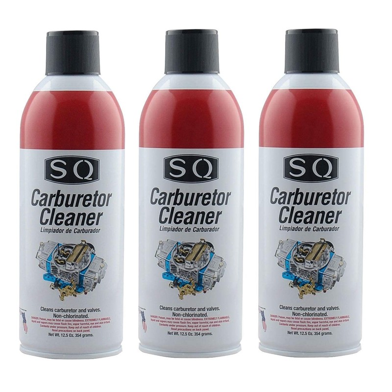 SQ Carburetor Cleaner, 12 pack, 12.5 Oz per bottle
