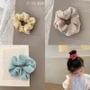 FEIFEI’S BOW 7PCS Colour Pearl Hair Scrunchies For Girls Women