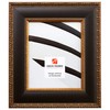 Craig Frames Galerie W, 5x7 Picture Frame, Black & Gold