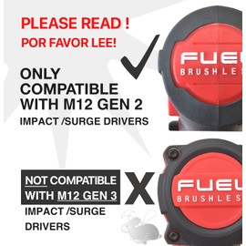 DIY Rabbit Bit Holder for Milwaukee M12 Gen 2 Fuel Impact Surge Drivers (Left). Magnetic 1/4 Hex Drill Bits Organizer for M12 Fuel 2551, 2553. Milwaukee Bit Holder, Packout Tool holder Accessories