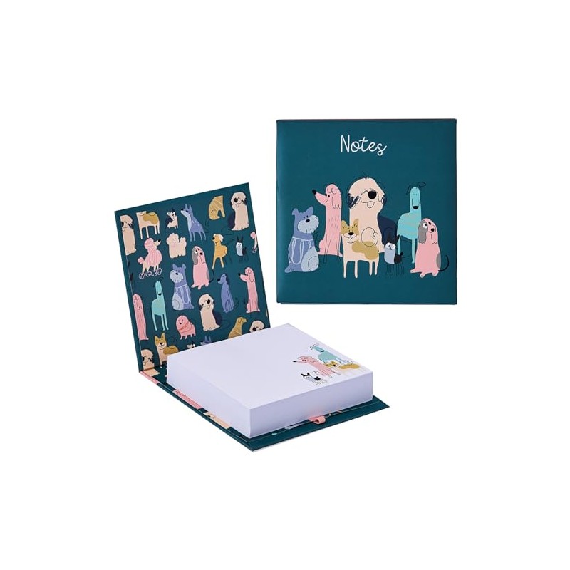 Design By Violet Doodley Dogs Notepad Noteblock with Pen –