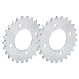 2 pieces motorcycle rear chain wheel 420 chain 25 teeth 48 mm | Rear Wheel Sprockets Steel Sprocket Rear Motorcycle Replacement Accessories for Karts Motorcycles Atvs