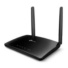 TP-Link TL-MR6400 N300Mbps WiFi 4G Router, 4G Cat4 LTE Network, External Antenna, Ethernet Port, 4G Router with Sim Slot, Sim Card Router, Parental Control, TP-Link WiFi Router, Plug and Play