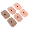 3 Pairs 3D Fake Eye Practice Skin Silicone Microblading Eyebrow