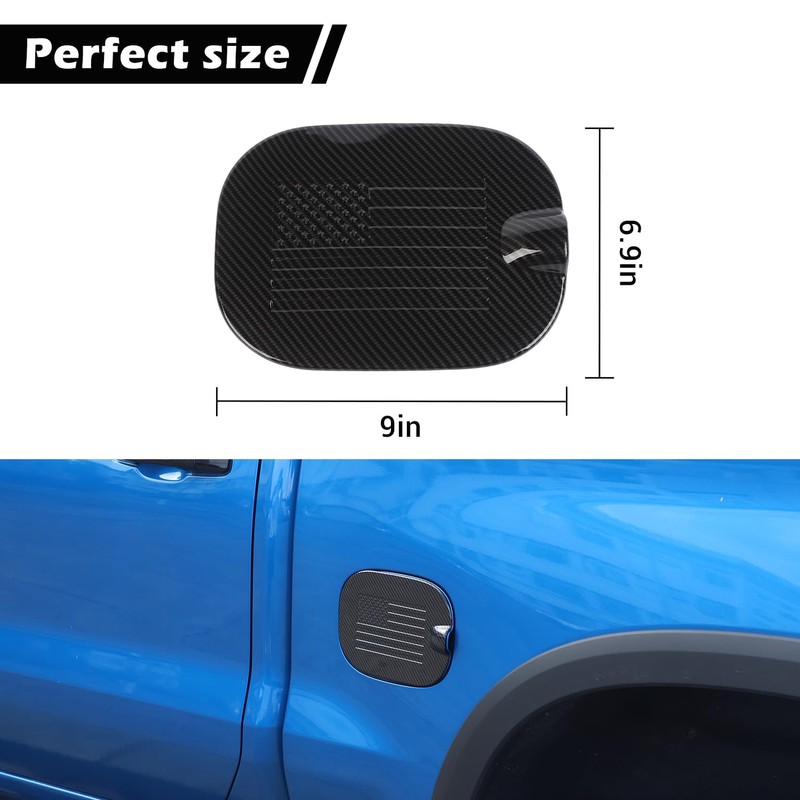 RT-TCZ for Silverado Gas Cap Door Cover Compatible with Chevy
