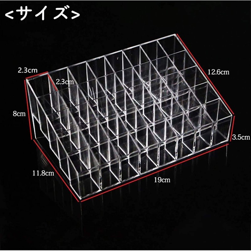 Lipstick Storage Case, Lip Stand, Cosmetics Storage, Lip Case, Acrylic