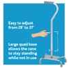 Carex Quad Cane with Large Base - Quad Walking Cane