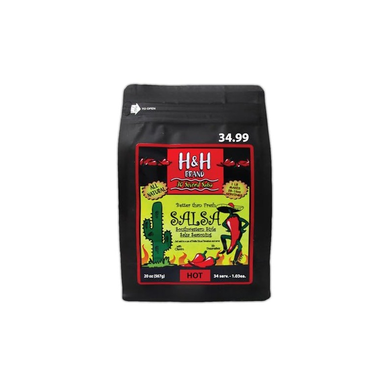 30 Second Salsa Seasoning Mix - Hot, (20-oz. Bag Makes