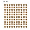 sourcing map 100 x Precision Balls, Solid Brass Balls, 4