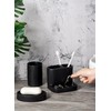 Bathroom Accessory Set 5 Pcs,SURUI Complete Matte Black Bathroom Accessory