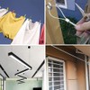 DFsucces Set of 2 Drop Prevention Wire, Sling with Hooks,