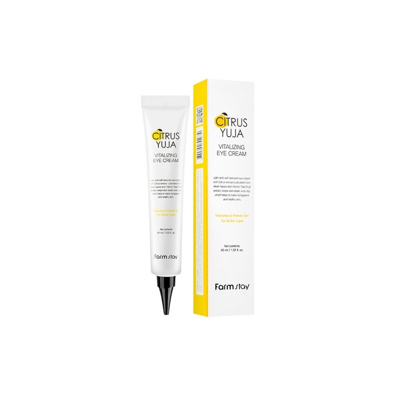 Farmstay Citrus Yuzu Vitalizing Eye Cream 45ml / 팜스테이 시트러스
