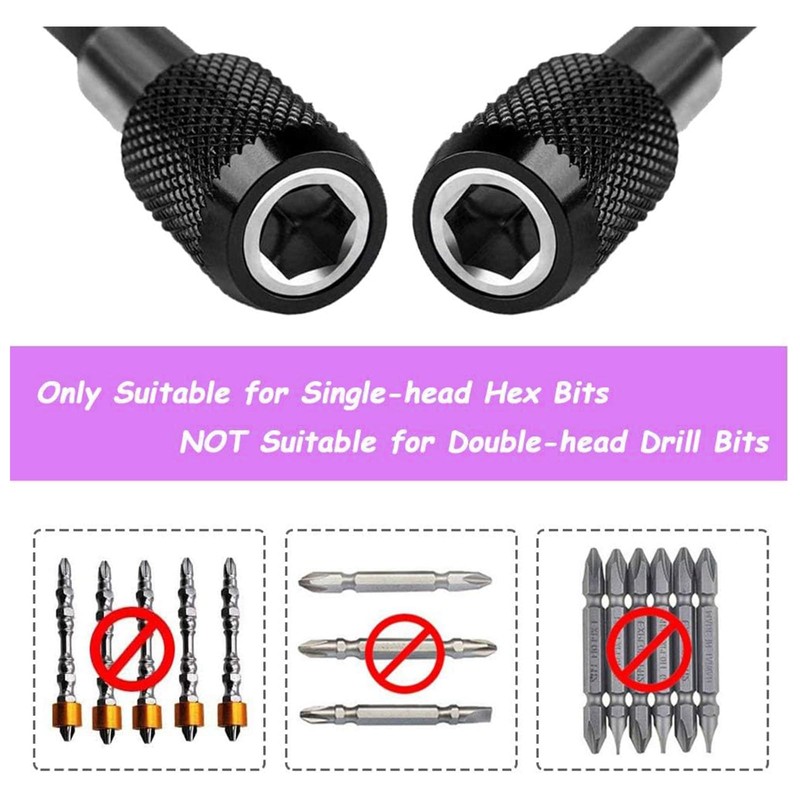 3 - Piece Magnetic Extension Chuck Adapter Kit - 1/4
