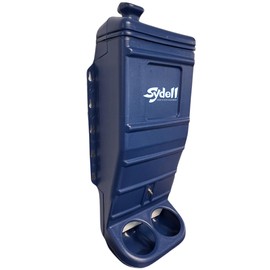 Sydell Sheep and Goat Grain Mineral Feeder, Large Outdoor Forage Grain Feeding System, Supports Up to 10 Small Livestock, Weather Resistant Heavy-Duty Plastic, Fence Mounted