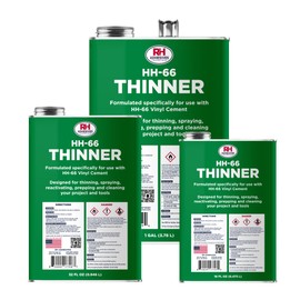 HH-66 Thinner, 1 Gallon - Prepping, Thinning, Reactivating, Cleaning, Multi-Purpose, Compatible with HH-66 Vinyl Cement - RH Adhesives