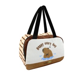 Geluode Capybara Lunch Bag, Insulated Leak-Proof Reusable Lunch Box for Adults and Kids, Cute Animal Design Thermal Food Container for School, Office, Picnic, Travel, Bento, Meal Prep (Medium)