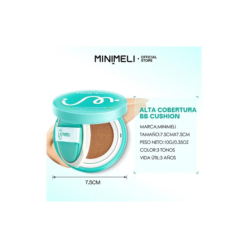 Minimeli Kit Base De Maquillaje Bb Cream Spf30 Con Repuesto