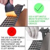 Guitar Cleaning Kit Including Guitar Work Mat,Guitar Neck Rest,Guitar String