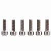 6pcs set M5*16mm Titanium Alloy Bike Fixed Stem Bolts For