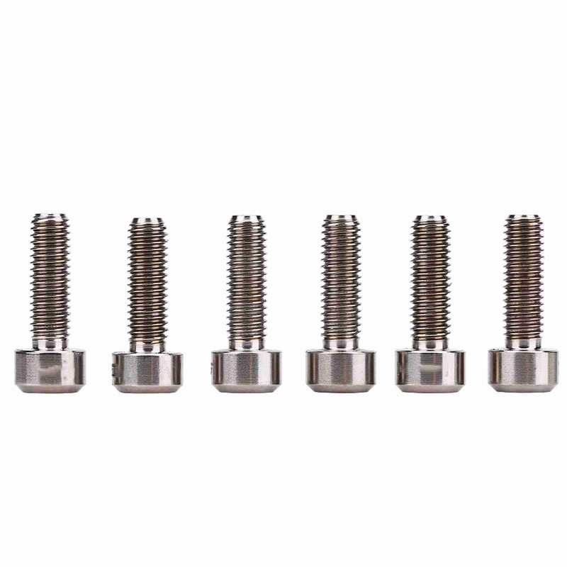 6pcs set M5*16mm Titanium Alloy Bike Fixed Stem Bolts For