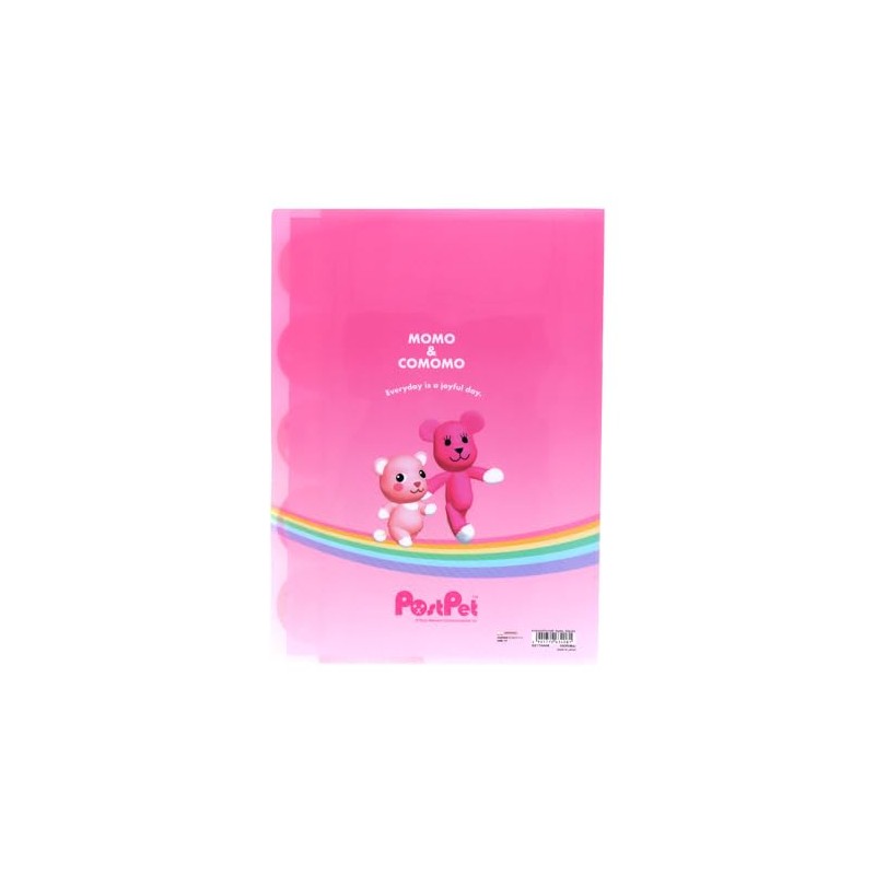 Sun-Star Stationery S2174448 PostPet Goods, Clear File, A4 Size, 5
