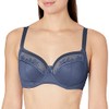Fantasie - Cobertura Completa para Mujer, Azul Ahumado, 32D